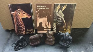 Vintage Brookfield Zoo Guides & Mold - A - Rama Wax Figures
