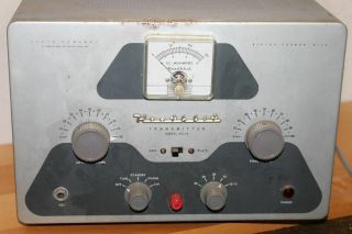 Vintage Heathkit Dx - 40 Ham Tube Radio Crystal Transmitter