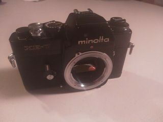 Minolta Xe - 7 35mm Vintage Slr Film Camera (body Only) Vgc