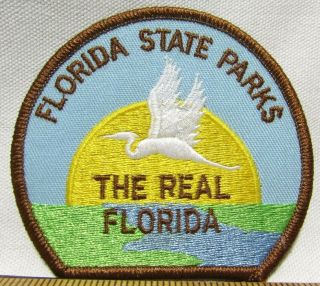 Vintage Florida State Parks Real Florida Fl Sunset Patch Travel Souvenir Nos