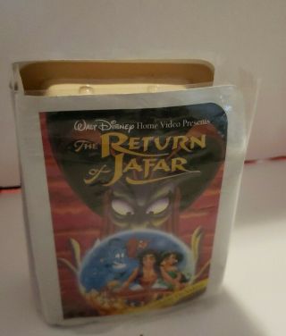Vintage 1995 Disney Return Of Jafar Mcdonalds Happy Meal Toy Figurine Vhs Box