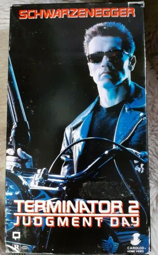 Vintage Vhs Terminator 2 Judgment Day