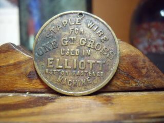 Grand Rapids,  Michigan Elliott Button Fastener 1900 