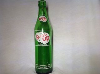 Vintage 12oz Bubble Up Acl Pop Bottle