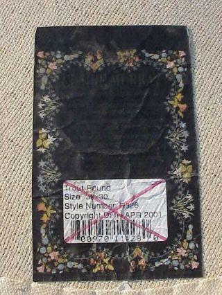 VINTAGE CLAIRE MURRAY HAND HOOKED RUG ROUND 30 