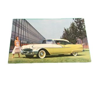 1956 Pontiac 860 Two - Door Catalina Vintage Car Dealer Postcard