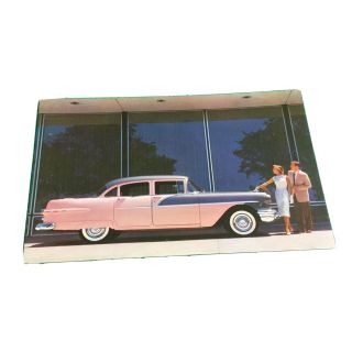1956 Pontiac 870 Four - Door Sedan Vintage Car Dealer Postcard