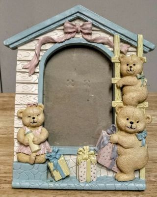 Vintage Baby Picture Frame 3d - Teddy Bears