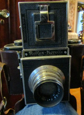Vintage Reflex - Korelle Camera - - Burke And James W/ Case (ff)