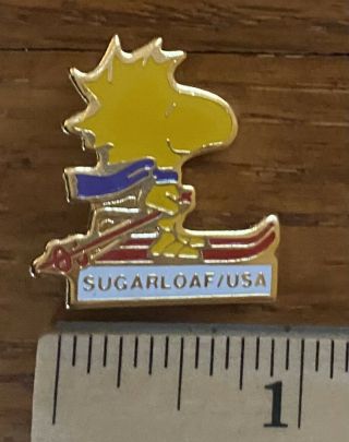 Sugarloaf/usa Ski Resort Vintage Ski Pin Maine
