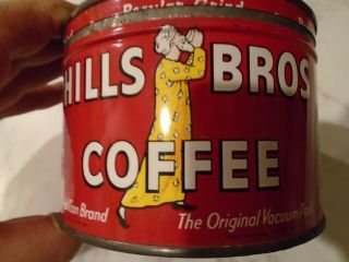 Vintage Hills Brothers Coffee Tin 3