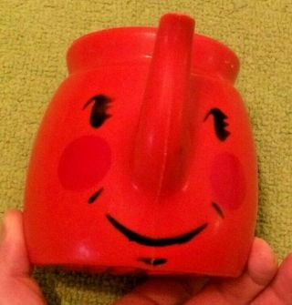 Vintage Tanda Toys Plastic Red Tea Pot Toy England Rare Collectible