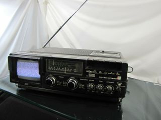 Vintage Portable Color Tv/radio/cassette By Jvc Cx - 500