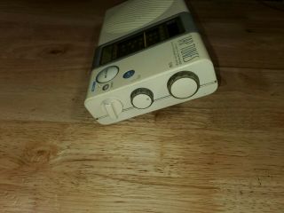 Vintage Sony Tap Tunes ICF - S77W TV FM AM Radio Waterproof 2