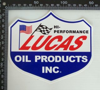 Hi - Performance Lucas Oil Products Racing Sponsor Usa Car Sticker Decal