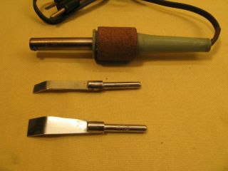 Vintage Hexacon Model 24 soldering iron w 2 tips 2