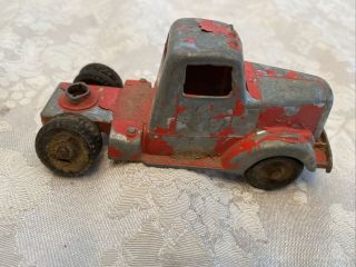 Vintage Tootsietoy Semi Tractor Trailer Truck Cab 24 Chicago U.  S.  A.