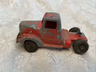 Vintage TootsieToy Semi Tractor Trailer Truck Cab 24 Chicago U.  S.  A. 2
