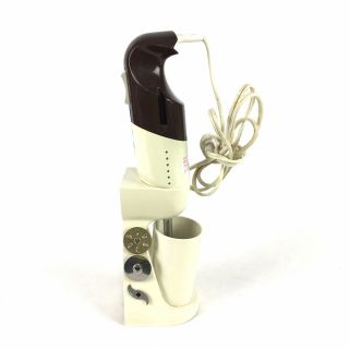 Vintage Bamix 2 Speed Hand Mixer Blender Immersion Wand Type E23 Made In Italy