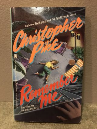 Christopher Pike Remember Me Vintage Paperback Book 1st Edition 1989