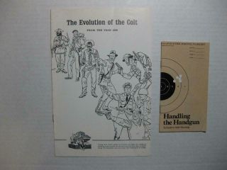 Colt Firearms The Evolution Of The Colt & Handling The Handgun Books Booklets