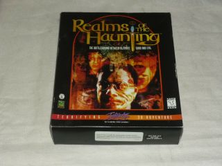 Vintage Realms Of The Haunting (pc - Cd,  1995 Windows 95) Big Box Release