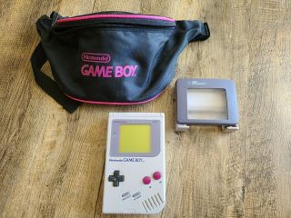 Classic Vintage Nintendo Game Boy,  Fanny Pack,  Screen Magnifier