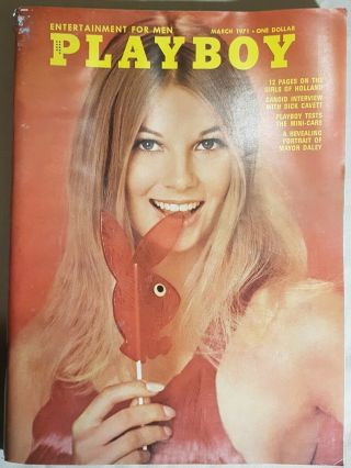 Playboy Vintage Mens Magazines March 1971
