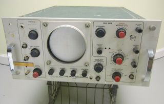 Vtg Tektronix Type Rm15 Cathode - Ray Tube Oscilloscope W Manual—probe Not