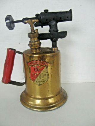 Vintage Clayton & Lambert Mfg.  Co.  Brass Blowtorch Patented 1921