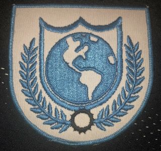 Vintage United Nations Embroidered Souvenir Embroidered Patch 5”