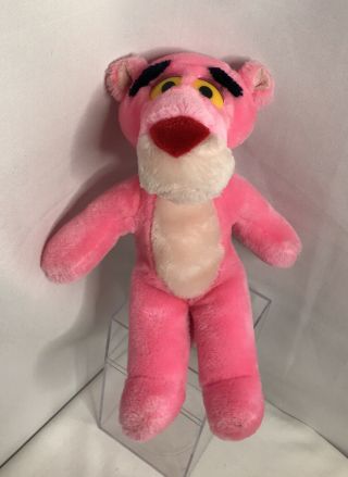 Vintage Pink Panther Plush Stuffed Animal 11”tall Daikin 1993 Euc