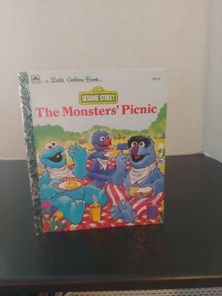Vintage 1991 Sesame Street The Monster 