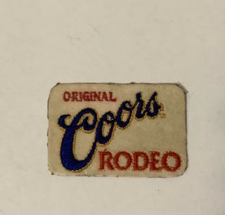 Vintage Coors Rodeo Patch
