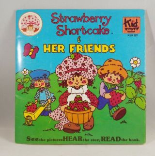 Vintage Strawberry Shortcake And Her Friends Book And Record 1980