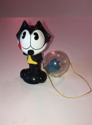 Vintage Felix The Cat & Goldfish Bowl Cup & Ball Skill Toy Game