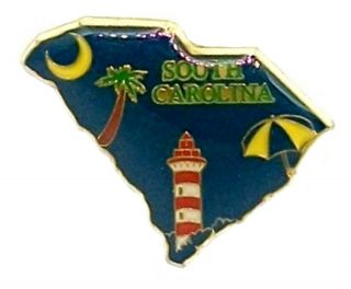 South Carolina Hat Tac Or Lapel Pin