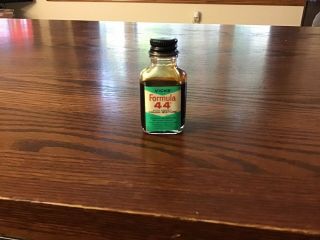 Vintage 1/2 Ounce Trial Size Vicks Formula 44 Cough Mixture Bottle