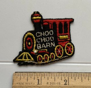 Choo Choo Barn Traintown Usa Strasburg Pennsylvania Souvenir Patch Badge Emblem