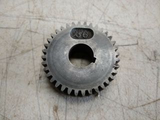 Vintage South Bend Metal Lathe Change Gear 36t Tooth 7/8 " Bore 2.  71 " Dia.  8 "
