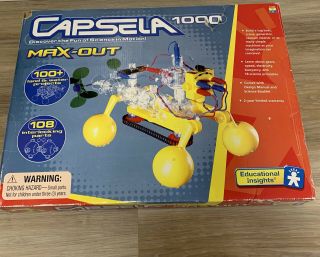 Capsela 1000 Max Out Land Water Science In Motion Construction Set Ei - 5005