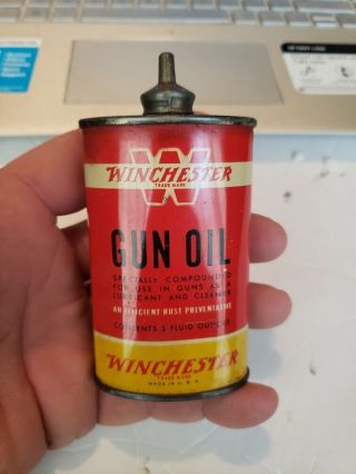 Vintage Winchester Handy Oiler 3 Ounce Gun Oil Can Lead Top