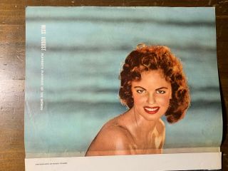 Vintage Playboy Centerfold Only Miss August 1958 - Myrna Weber