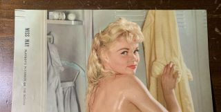 Vintage Playboy Centerfold Only Miss May 1958 - Lari Laine