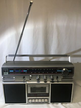 Vintage Soundesign Am/fm Radio Cassette Player Ghetto Blaster Boombox Model 4622