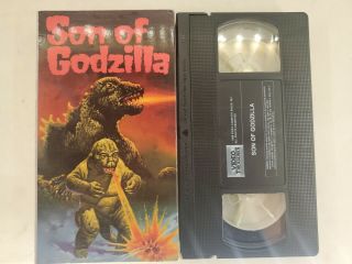 Vintage Son Of Godzilla 1969 Video Treasures Vhs Tape (1987)