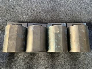 Matching Set Of 4 Vintage 1000 Gram/1 Kg Hanging Weight,  Mass,  Calibration 2