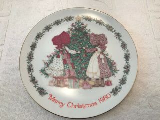 Vtg 1981 Holly Hobbie Collectible Country Christmas Plate