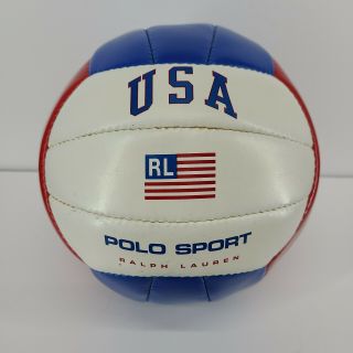 Polo Sport Volleyball Ralph Lauren 1996 Athlete Rawlings Vintage Red White Blue