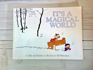Vintage Calvin & Hobbs Book “it’s A Magical World “ 1996